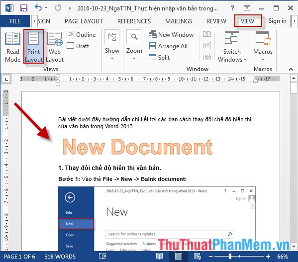 office for mac 2016 word only shows one page print layout