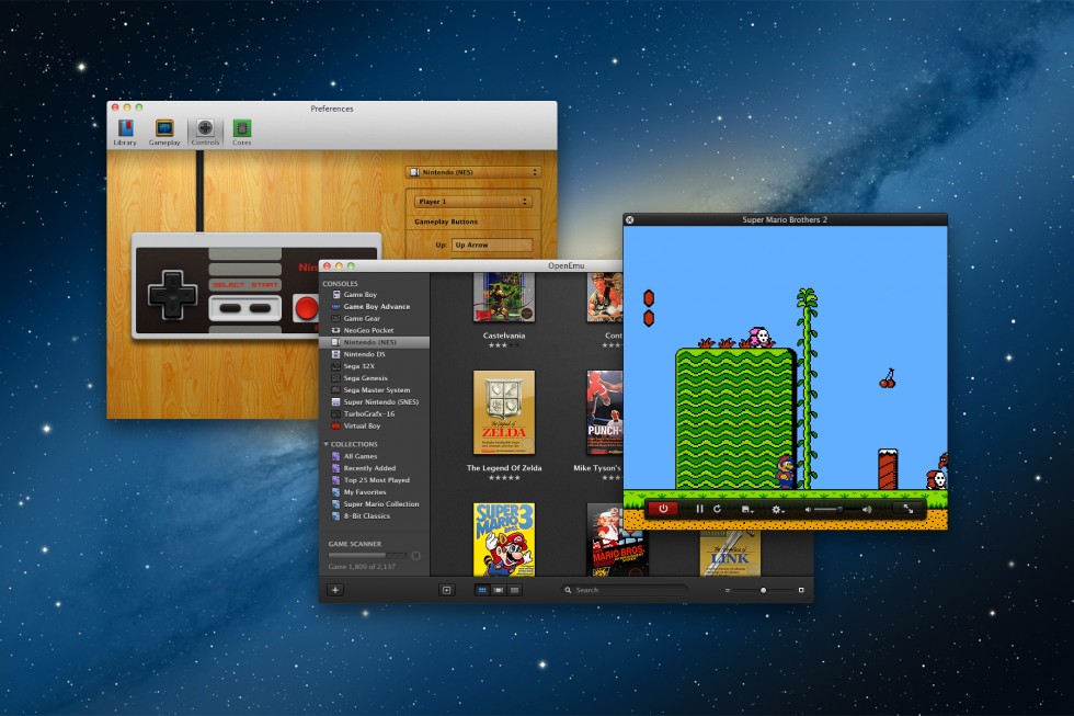 can you use a console with a emulator on mac